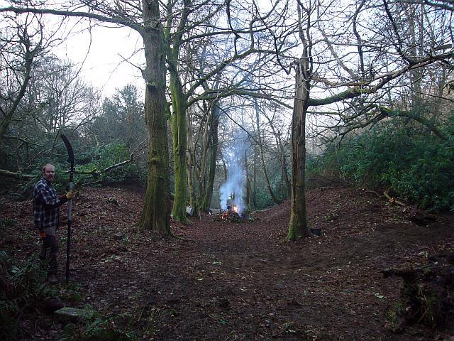 Looking Down from the Grotto - 16/01/2013 - after